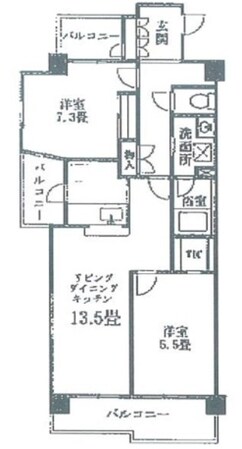 グリーンヒルズ目白の物件間取画像